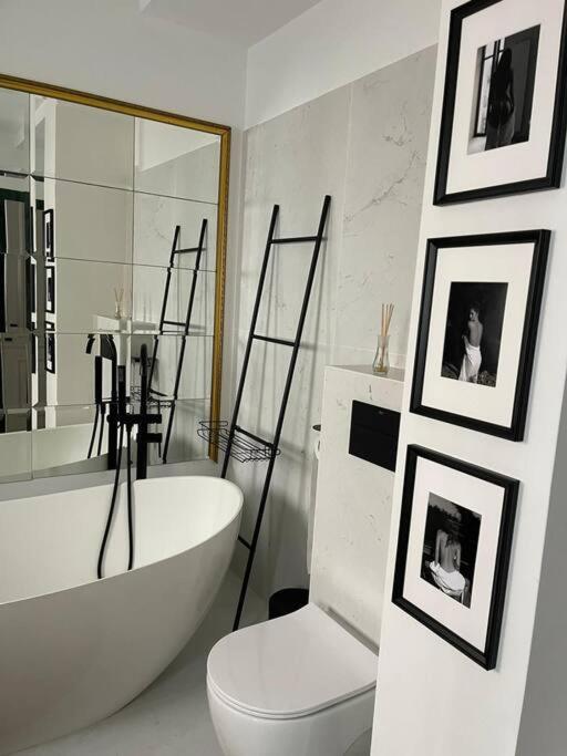 Stunning 1Bd Flat With 50M2 Terrace In The City Center Bukarest Eksteriør billede